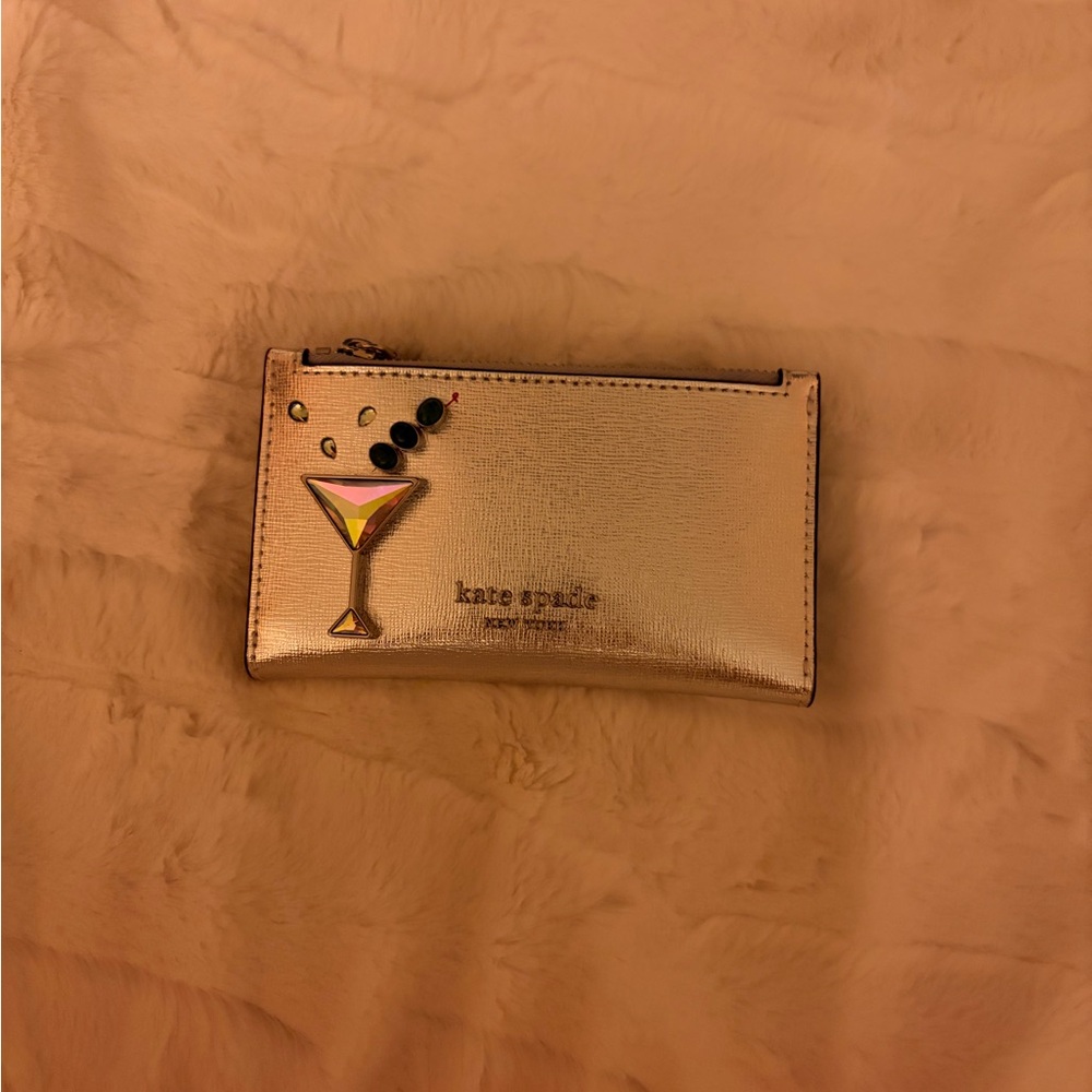 Kate Spade Silver Bifold Wallet